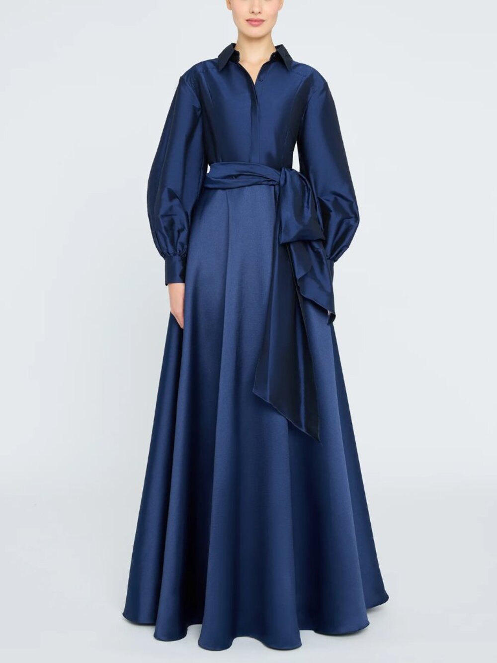 Theia Frieda Shirt Dress Gown